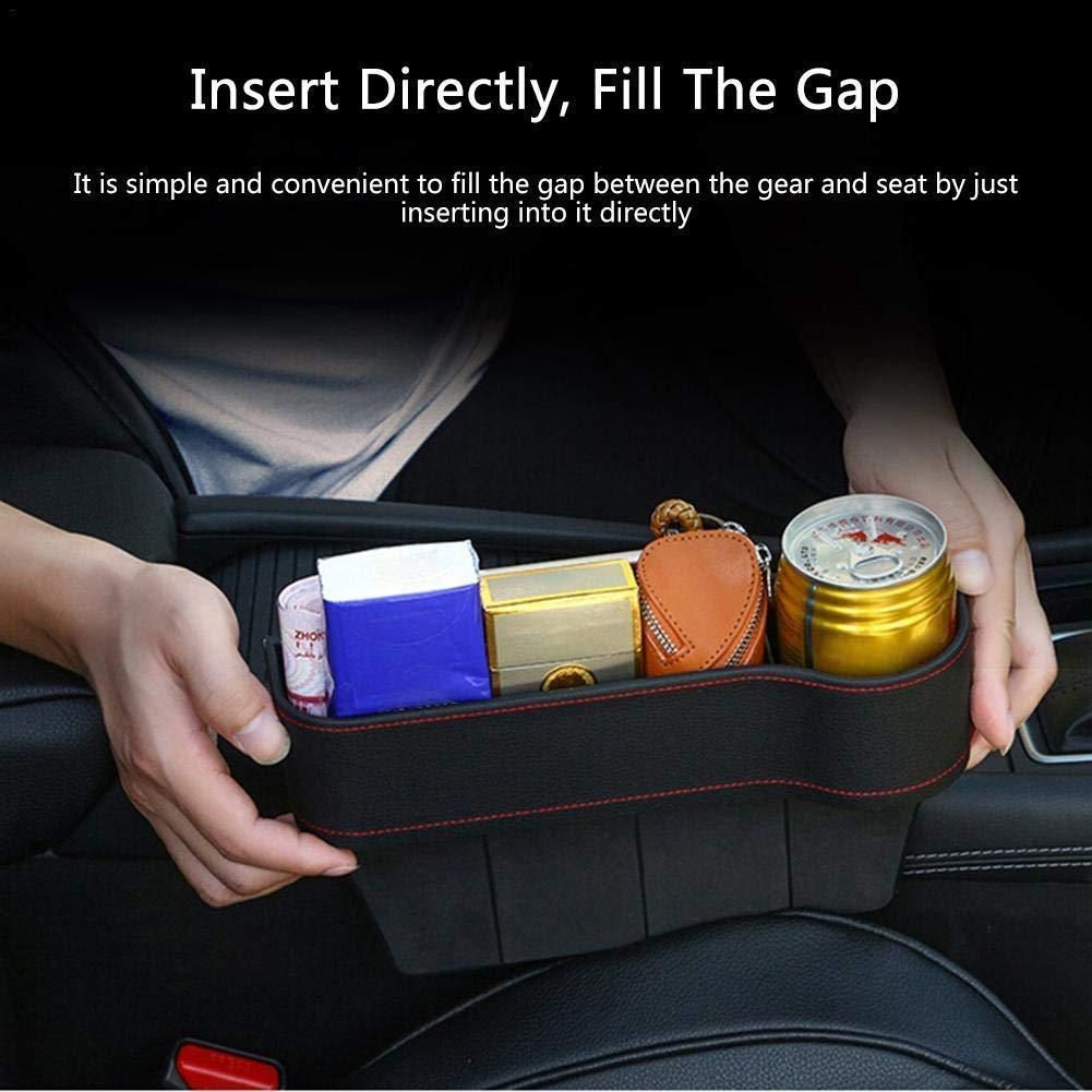 Premium Car Seat Gap Filler Organizer – Multifunctional PU Leather Storage for Essentials