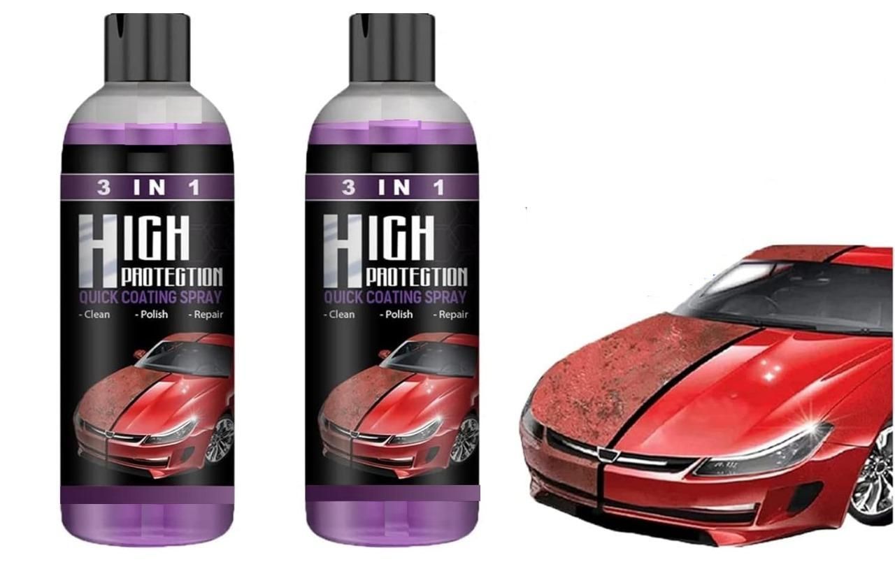 3-in-1 Ceramic Car Coating Spray – High Protection, Shine & Quick Application (200ML)