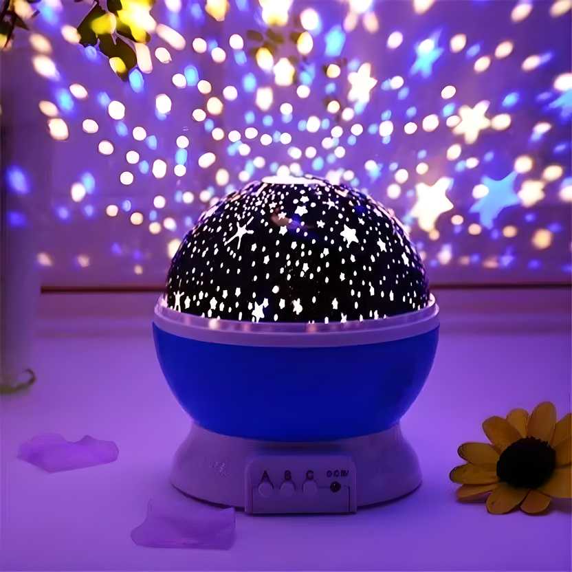 Star Moon Night Light – LED Table Lamp with USB Power (Color as per availability)