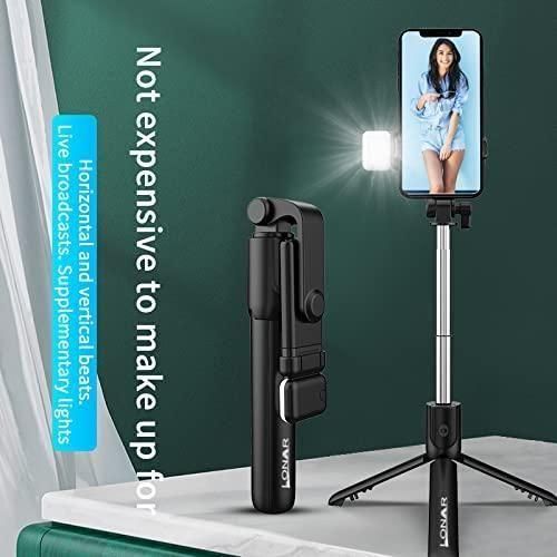 Extendable Flash 3-in-1 Selfie Stick Tripod with Bluetooth Remote – Compact and Versatile for Perfect Shots