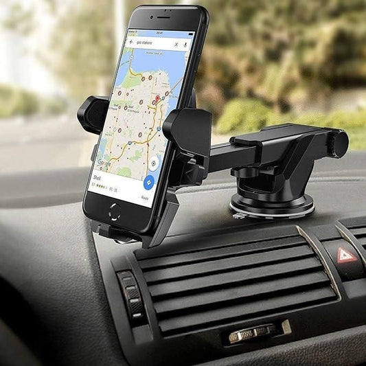 Revolex Zoom Star Pro Car Mobile Holder – Dashboard Mount, Black