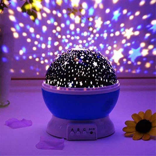 Star Projector Night Light – 360° Panoramic Cosmos Projection Lamp (Assorted Colors)