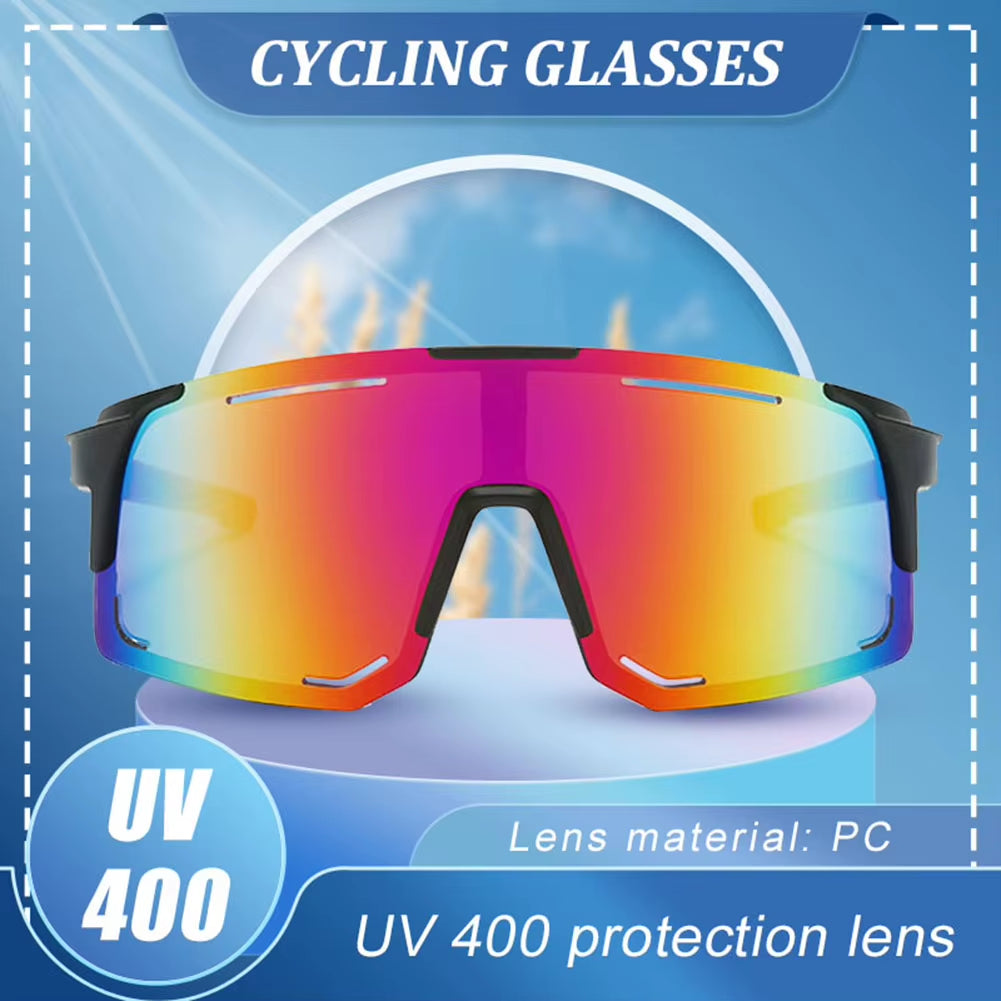 UV Protection Cycling Sunglasses Windproof Glasses for Men Women Polarized Lens Road Outdoor Riding Bike Eyewear Accessories