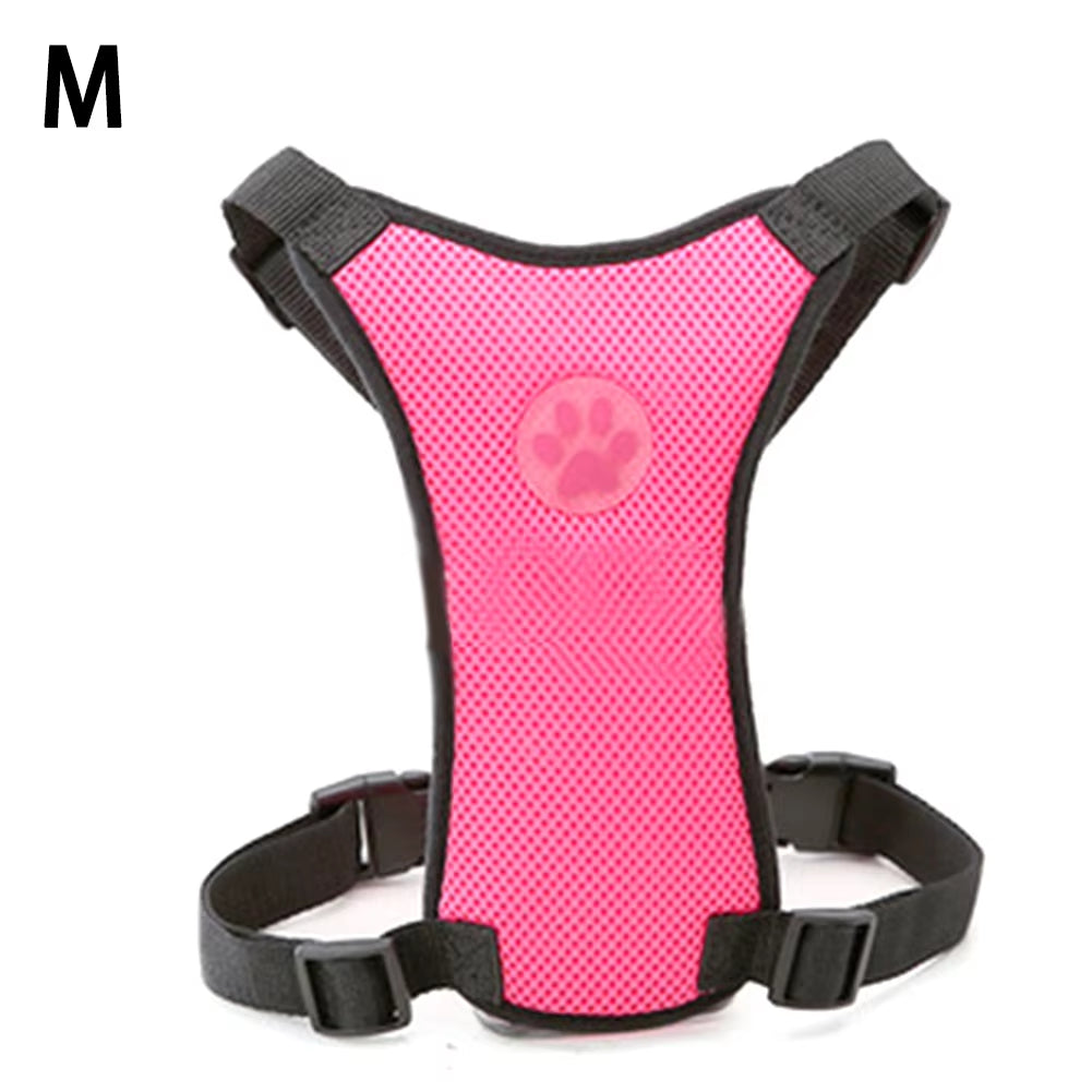 Dog Harness Car Safety Seat Belt Breathable Leash Mesh Chest Strap Multi-Function Breathable Pet Supplies Car Automotive Seat