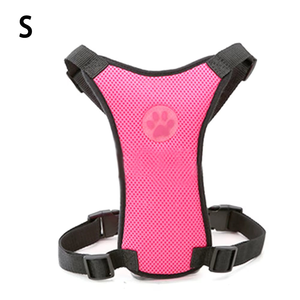 Dog Harness Car Safety Seat Belt Breathable Leash Mesh Chest Strap Multi-Function Breathable Pet Supplies Car Automotive Seat